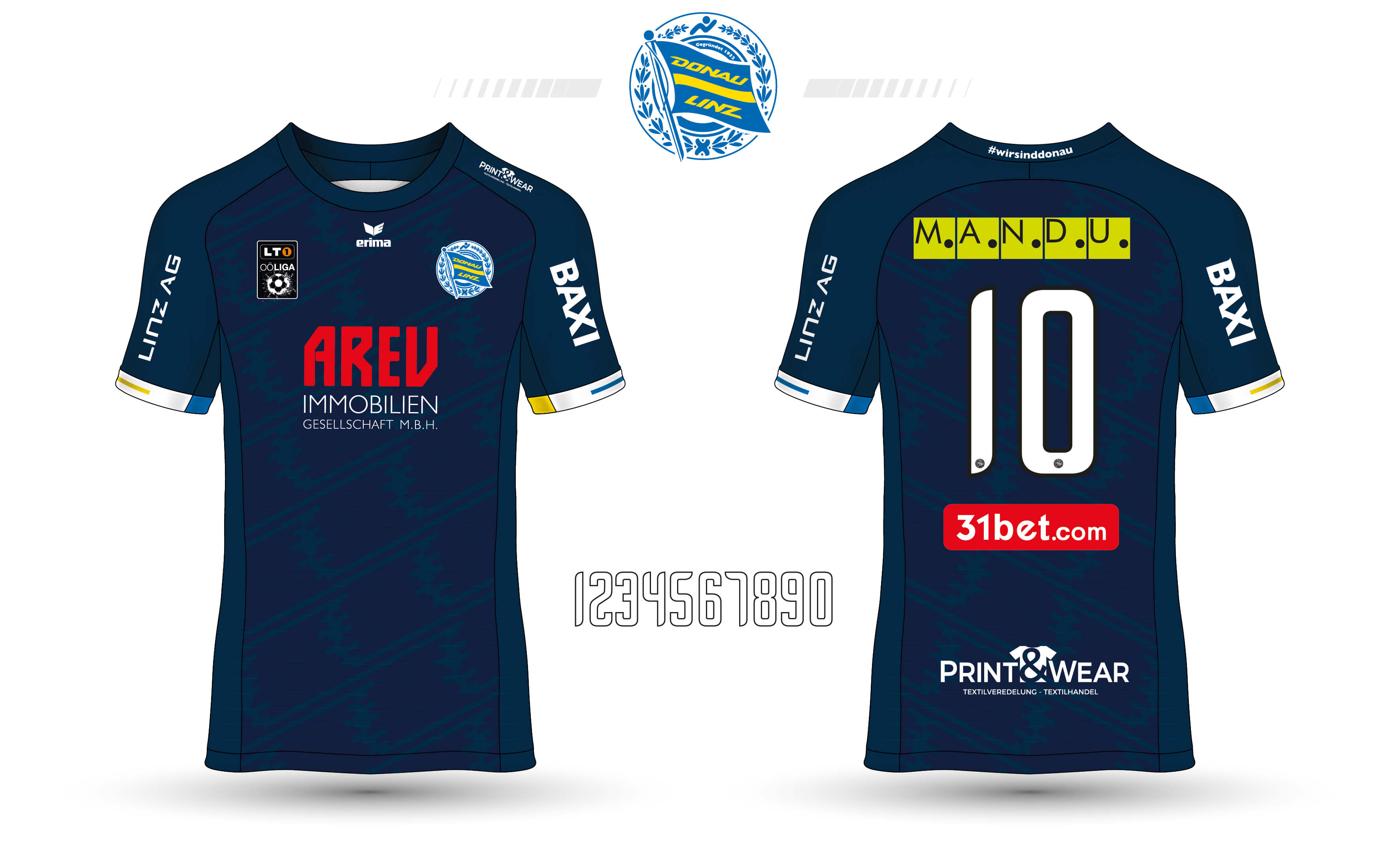 Neues Trikot. Gemeinsam mit der ASKÖ DONAU Linz schreiben wir ein neues Kapitel. – Projektbild 2