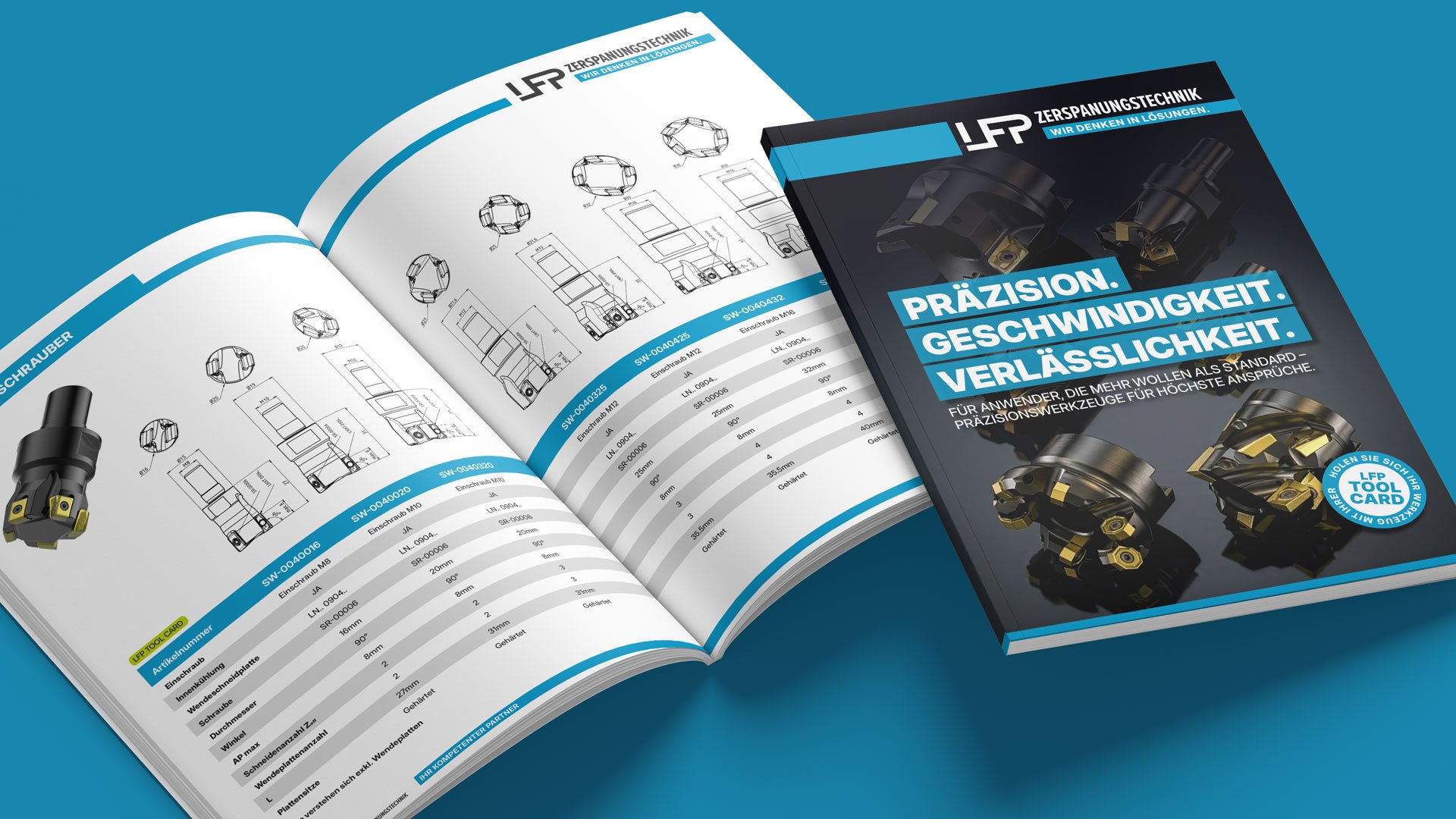 LFP Zerspanungstechnik GmbH – Produktkatalog Redesign (64 Seiten)