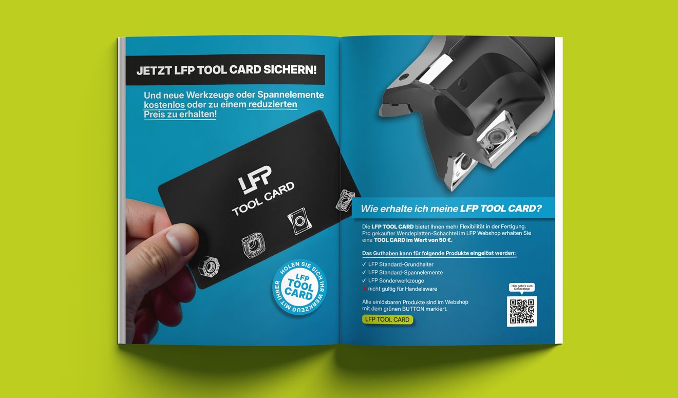 Produktkatalog Redesign für LFP Zerspanungstechnik – Projektbild 1