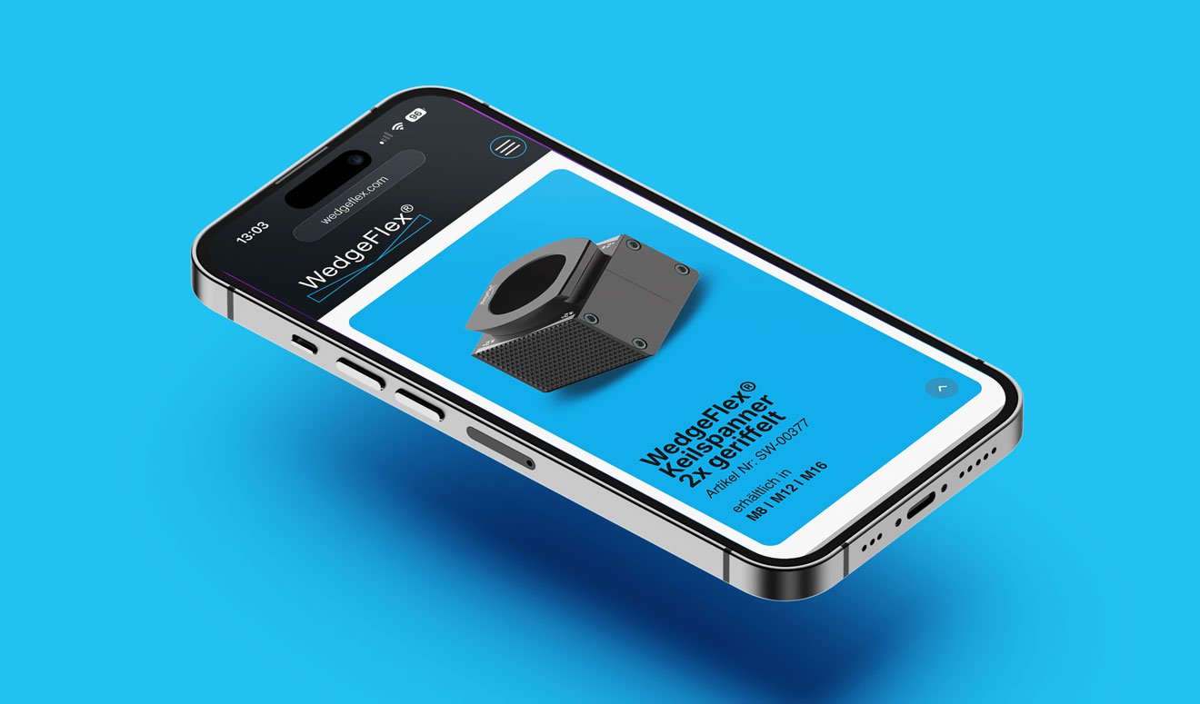 WedgeFlex® | Branding & Webdesign – Projektbild 1