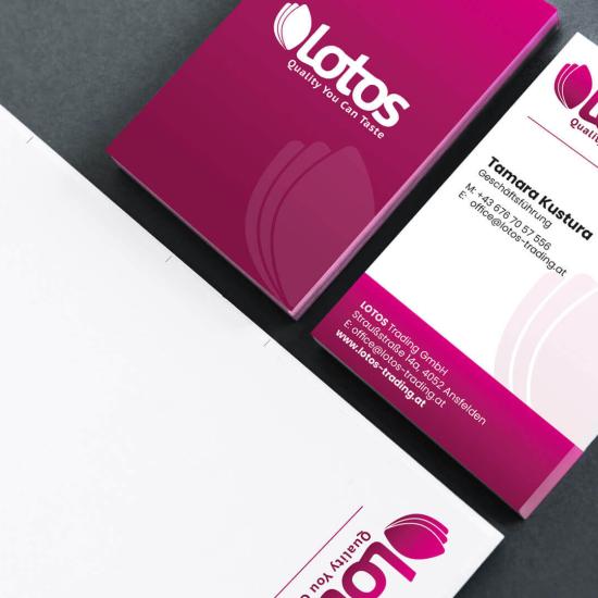 Markenentwicklung für LOTOS Trading GmbH